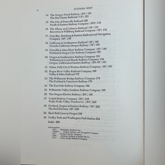 1978 Hardcover Book. Stations West, the Story of the Oregon Railways. Good cond. - Picture 5 of 6